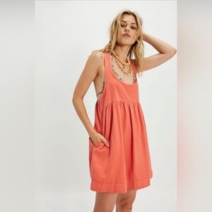 Free People willow tank Mini Dress mimosa flower boho